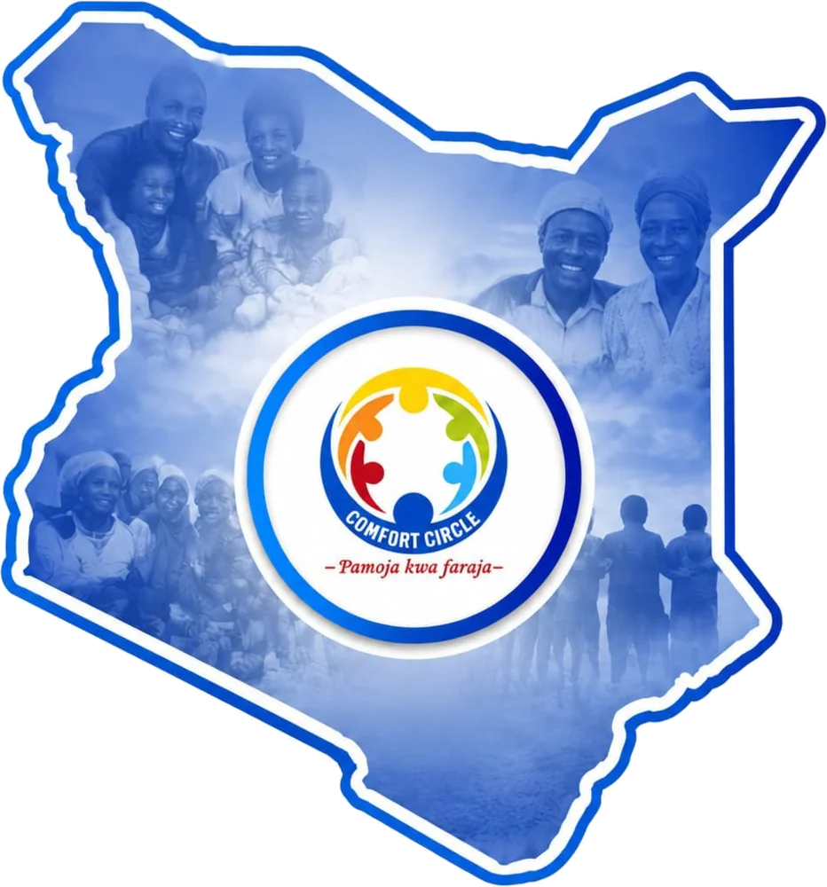 Kenyan family with peace of mind from Comfort Circle funeral and medical cover